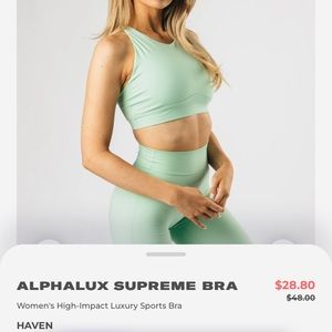 Alphalete alphalux supreme bra